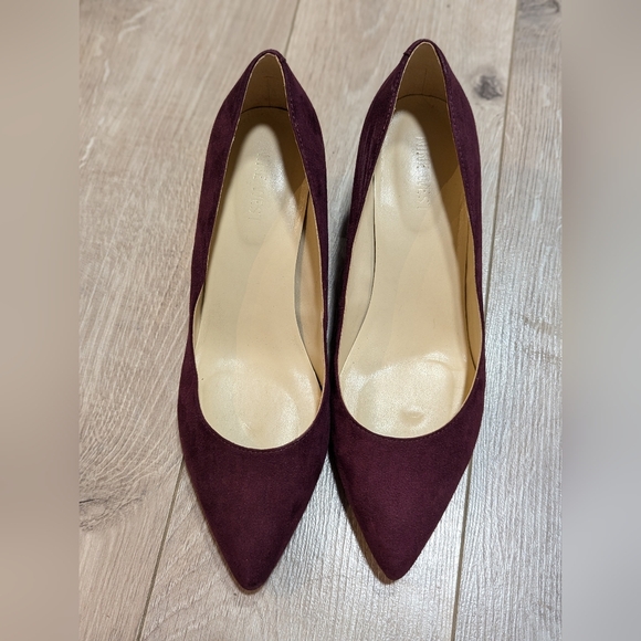 Nine west purple block heels - Picture 1 of 6